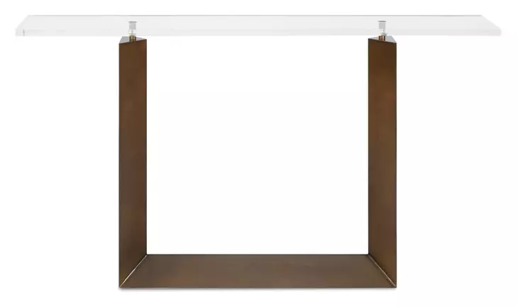 Riverton Bronze Rectangular Acrylic Top Console Table