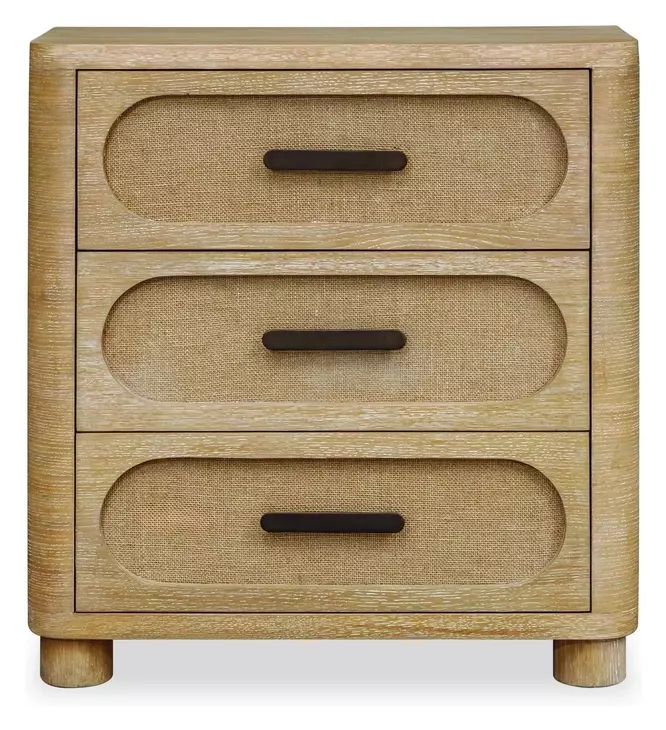 Langston Natural Oak 3 Drawer Accent Chest