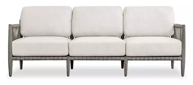 Grafton Oyster White Outdoor 80" Sofa