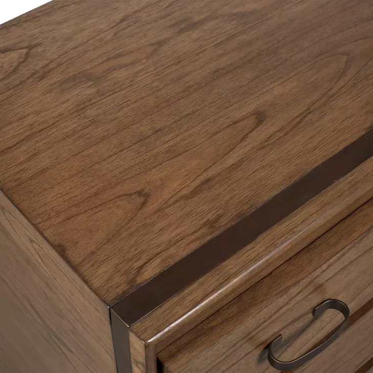 Somerset Natural Brown 3 Drawer Accent Chest