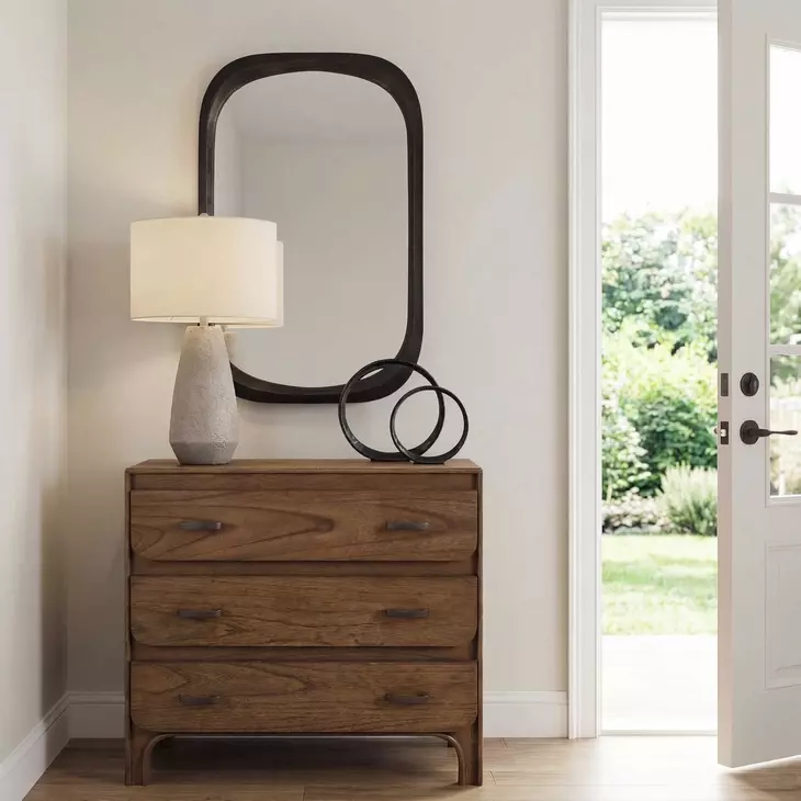 Somerset Natural Brown 3 Drawer Accent Chest