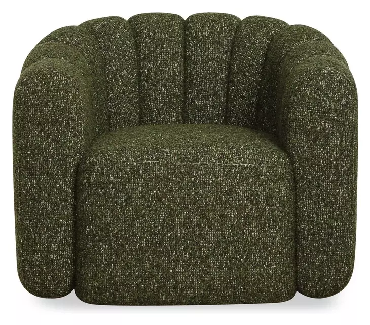 Riverton Moss Upholstered Swivel Accent Chair