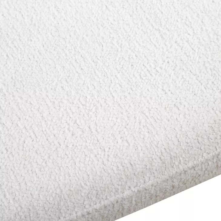 Arlington Textured White Upholstered Dining Chair