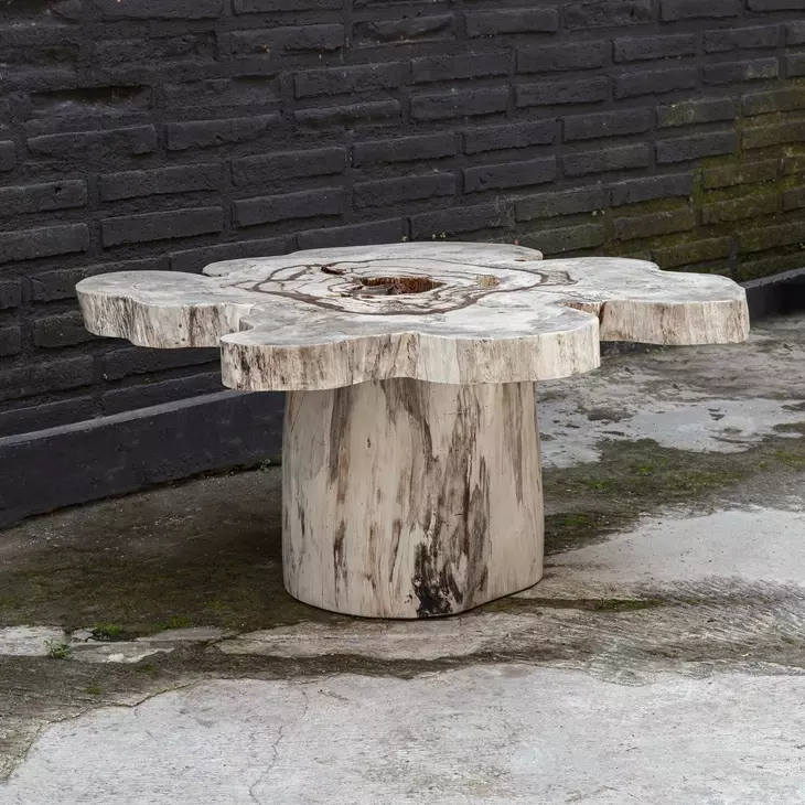Carlisle Brown Free Form Coffee Table