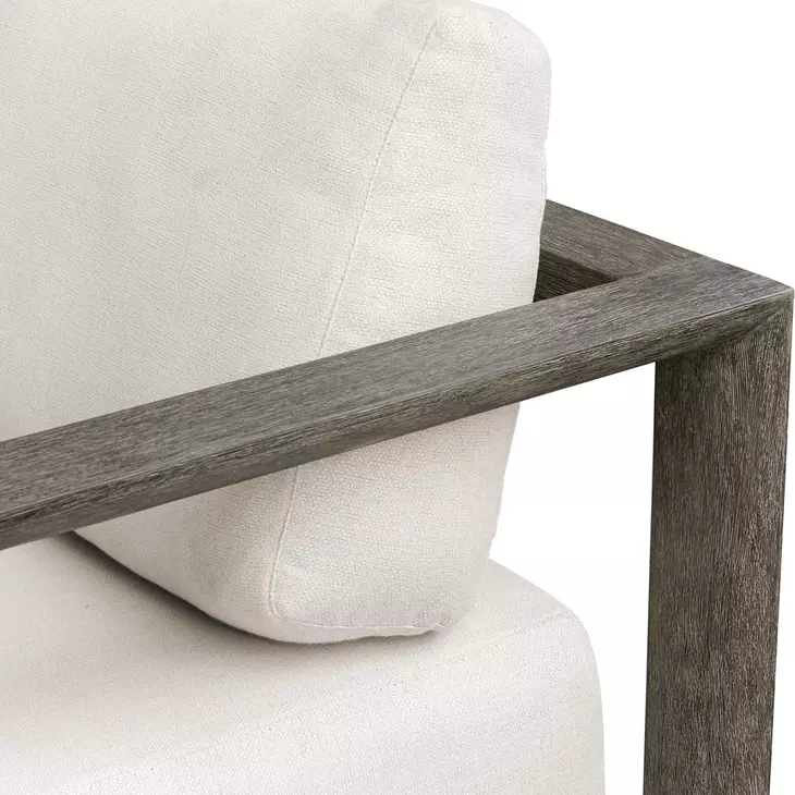 Carlisle Oyster White Outdoor 81" Sofa