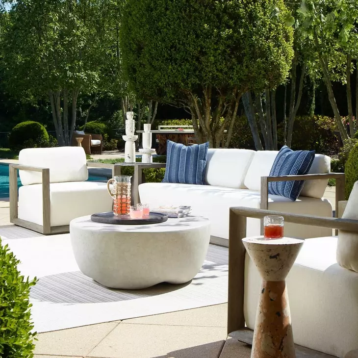 Carlisle Oyster Outdoor Living Room Set