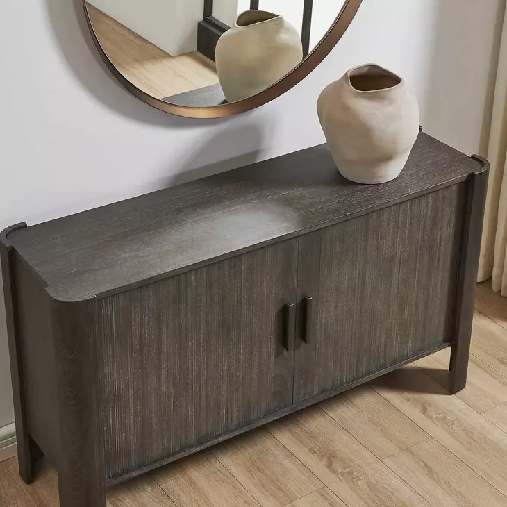 Alden Dark Gray 2 Door Accent Cabinet
