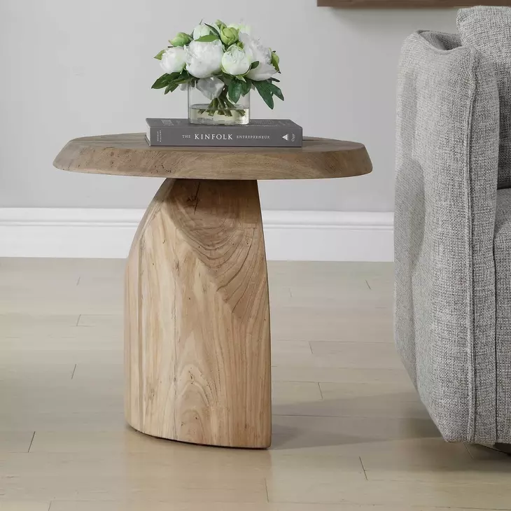 Grafton Natural Oval Side Table