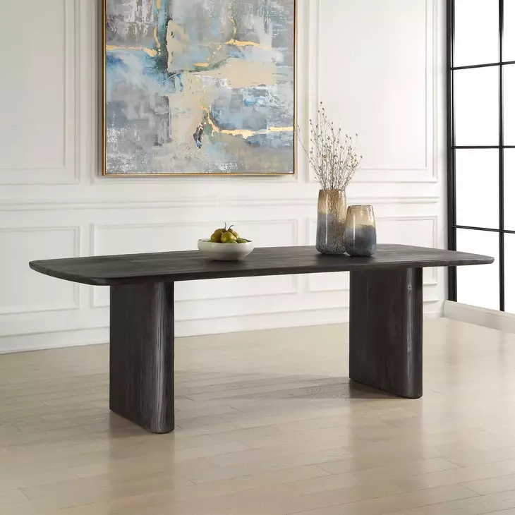Hamilton Black 96" Rectangular Dining Table