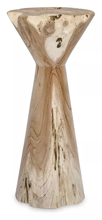 Kingsley Natural Bleached Outdoor Round Drink Table