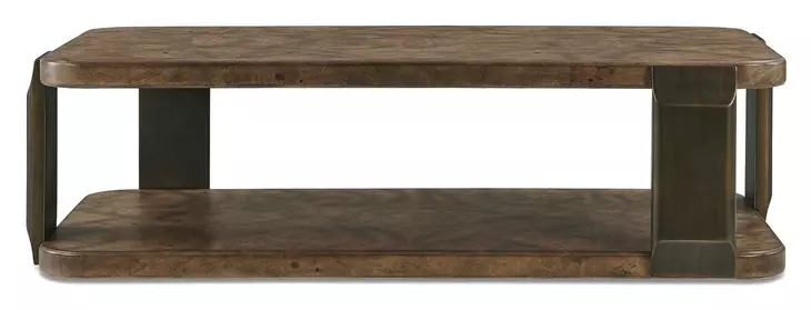 Prescott Dark Bronze Rectangular Coffee Table