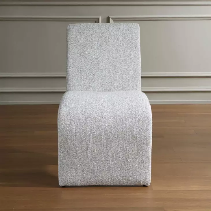 Kingsley Beige and Twine Upholstered Dining Chair