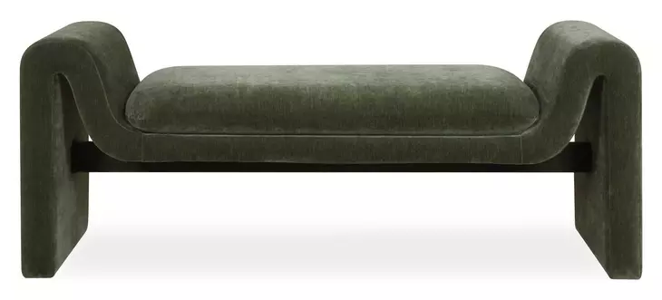 Grafton Moss Upholstered Bed Bench