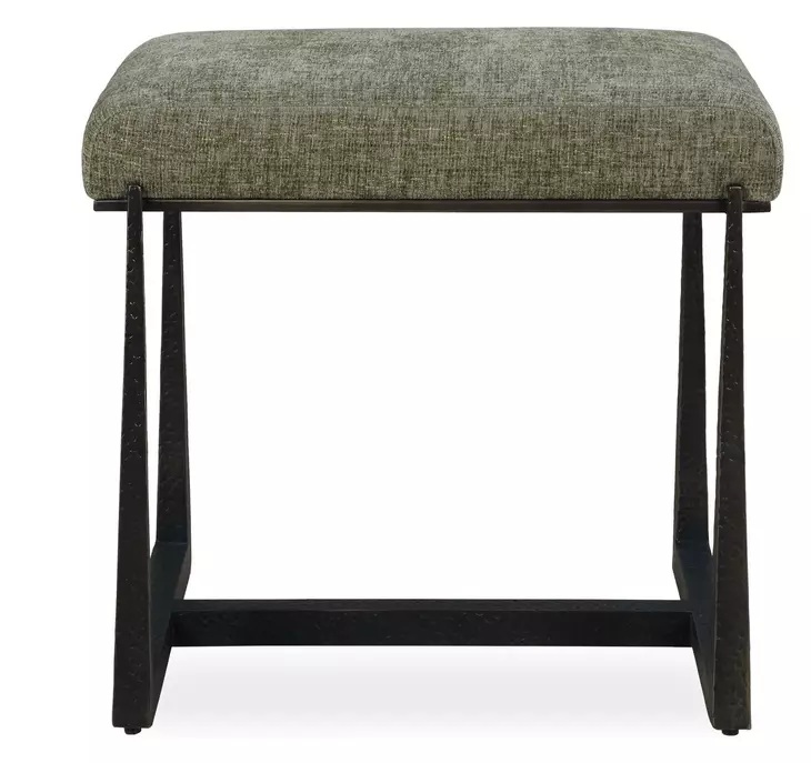 Midas Moss and Bronze Upholstered Small Accent Bench