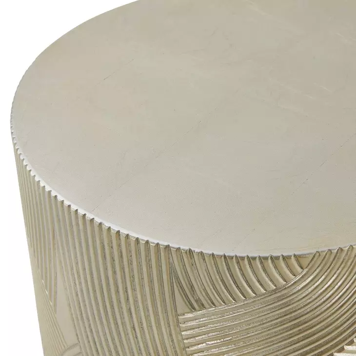 Hamilton Gold Round Accent Table