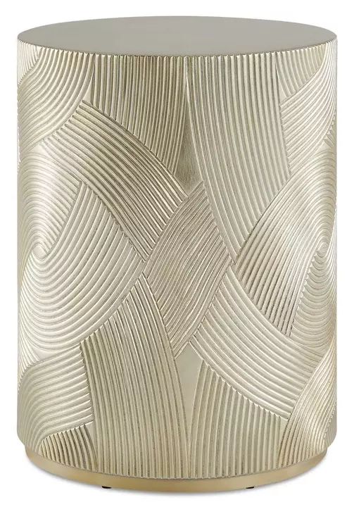 Hamilton Gold Round Accent Table