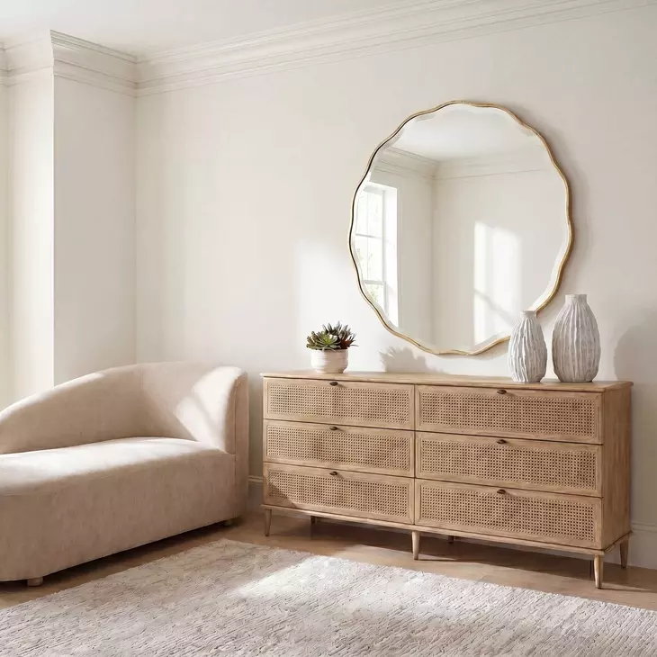 Coast Soft Oak 6 Drawer Dresser