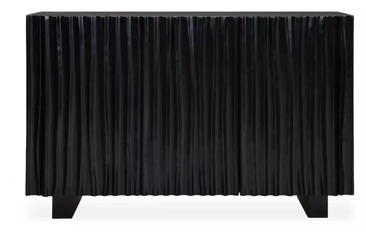 Monterey Black 3 Door Accent Cabinet