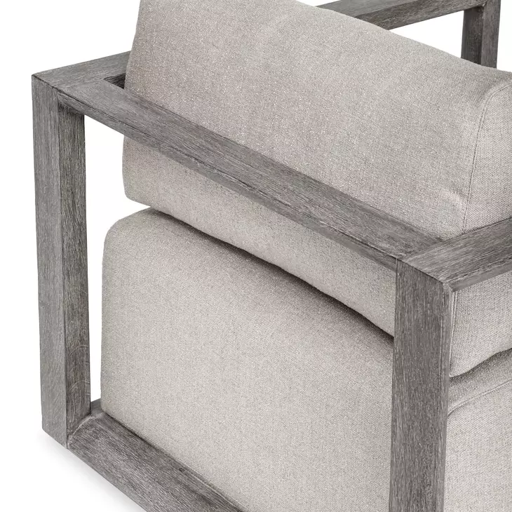Carlisle Dove Upholstered Outdoor Lounge Chair