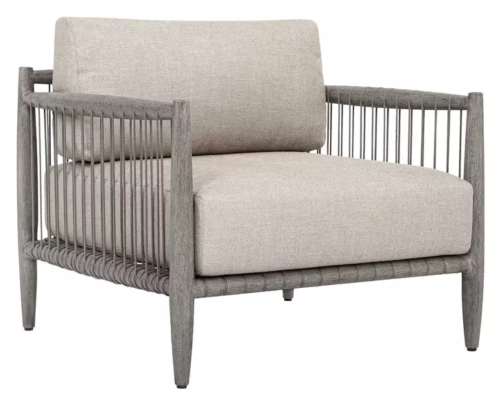 Grafton Dove Upholstered Outdoor Lounge Chair
