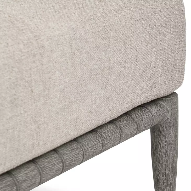Grafton Dove Upholstered Outdoor Rectangular Ottoman