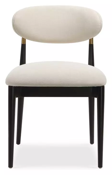 Alden Off White Upholstered Dining Chair Set of 2