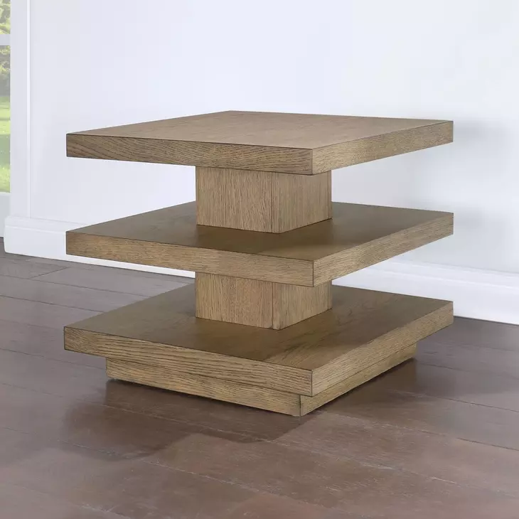 Canyon Sand Square End Table
