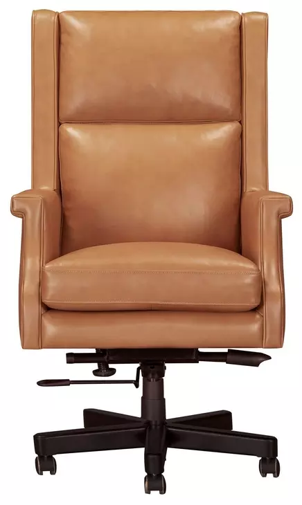 DC 132 RECY GCH Renaissance Cayanne Leather Upholstered Desk Chair