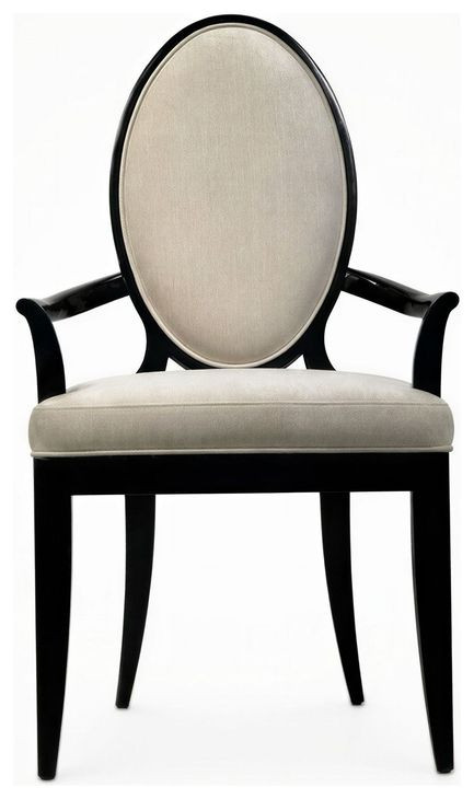 Boulevard Beige Upholstered Arm Chair Set of 2