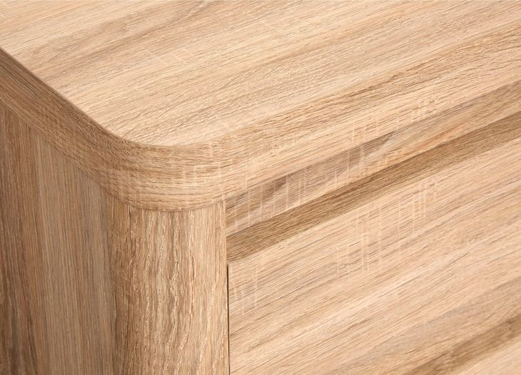 Brentwood Heights Provincial Brown 3 Drawer Dresser with Rectangular Mirror