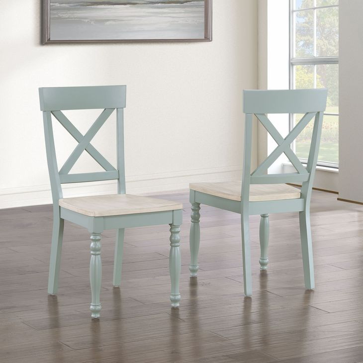 Darcy Green Side Chair Set of 2
