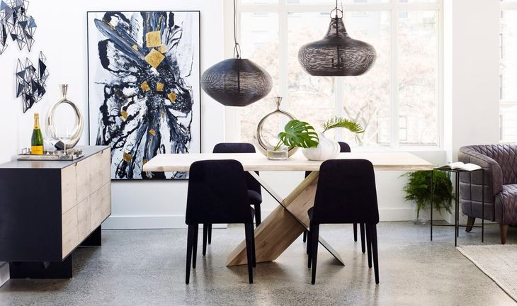 Instinct Natural 79" Rectangular Dining Table