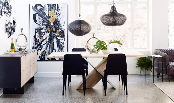 Instinct Natural 79" Rectangular Dining Table