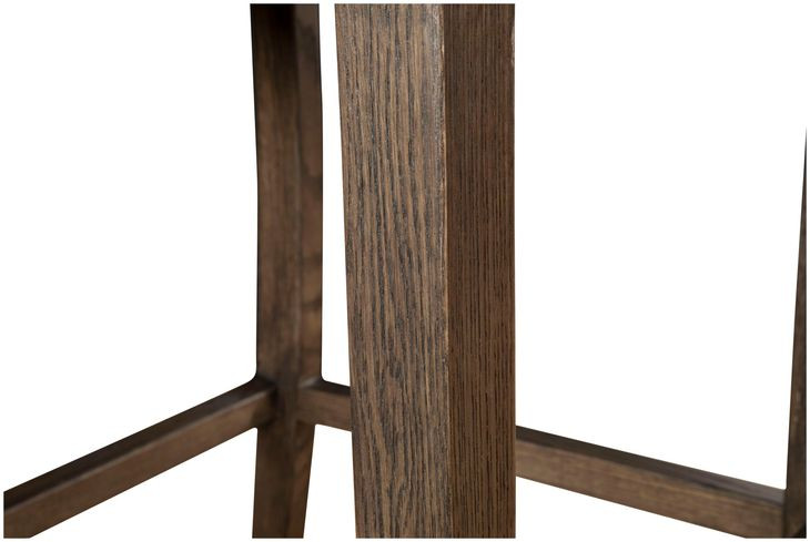 Aven Black Leather Counter Height Stool