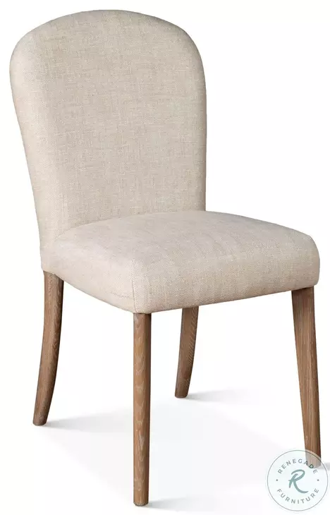 Olivia Beige Linen Dining Chair Set Of 2