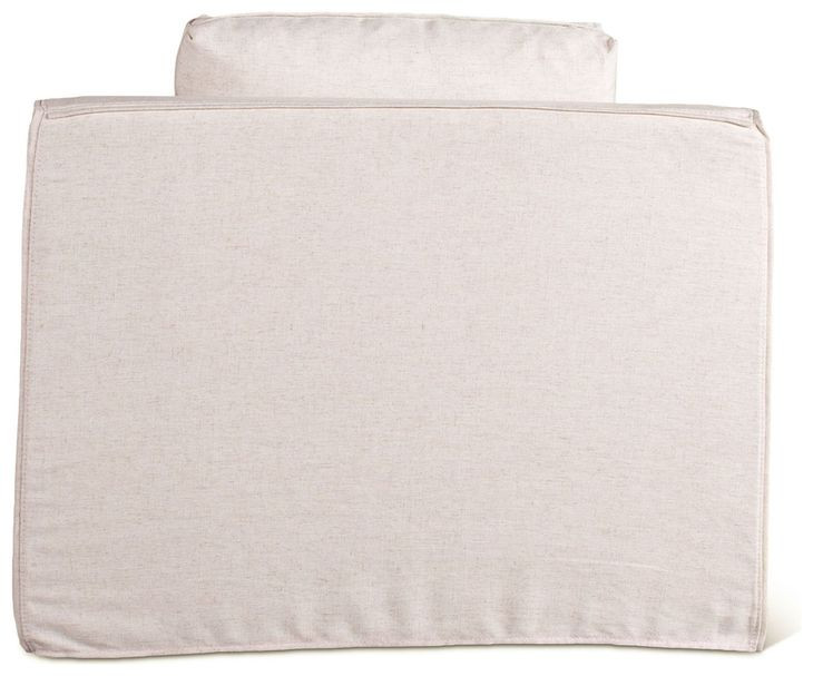 Oliver White Linen Slipcover Living Room Set