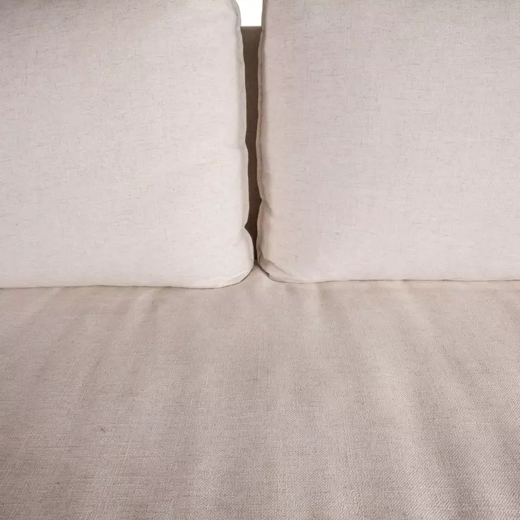 Oliver White Linen Slipcover 87" Sofa