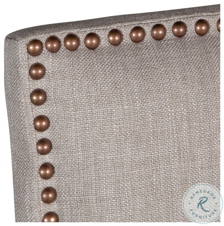 Dani Light Gray High Back Formal Dining Chair Set Of 2 From World