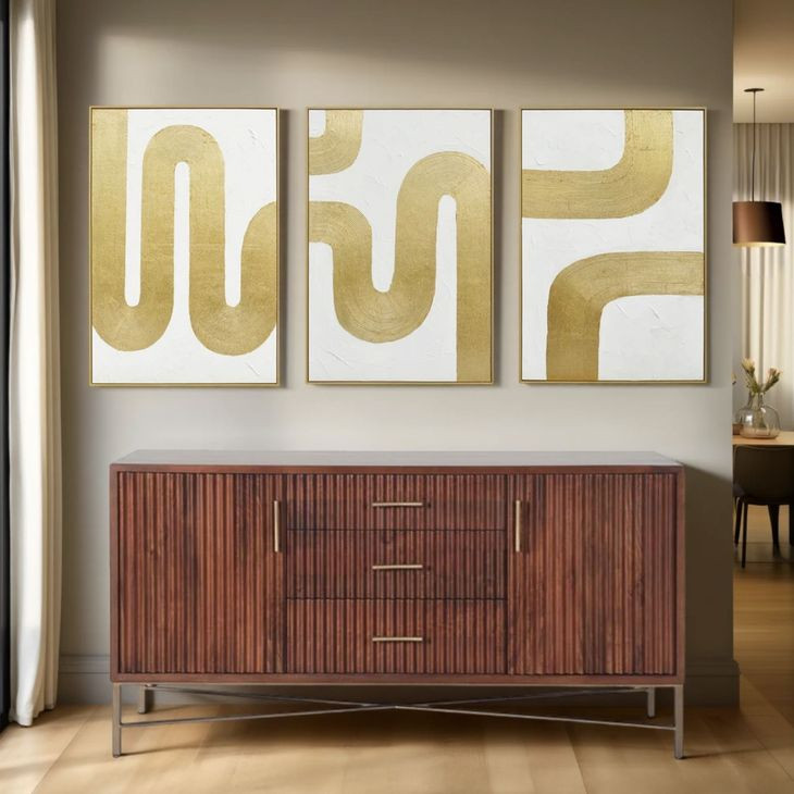 Manhattan Honey Brown 2 Door Sideboard