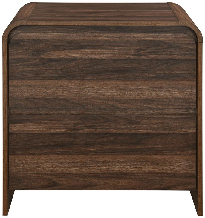 Mara Walnut Rectangular End Table