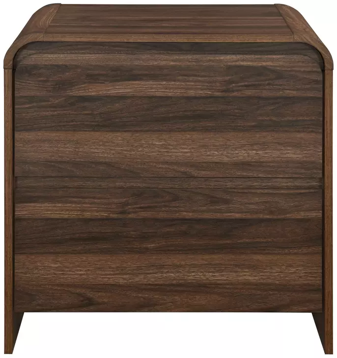 Mara Walnut Rectangular End Table
