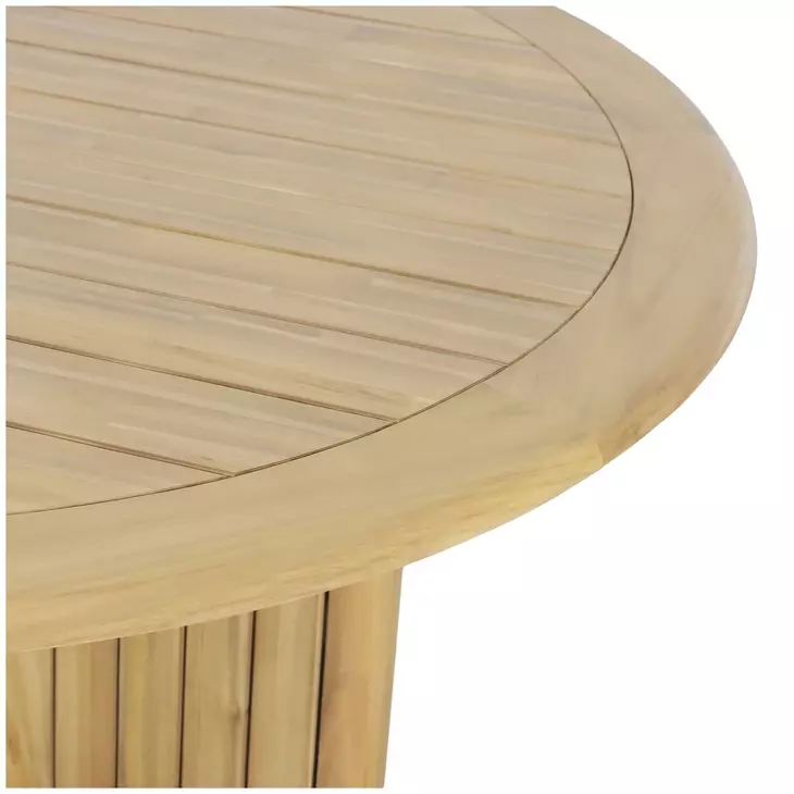 Sedona Natural 59" Round Outdoor Dining Table