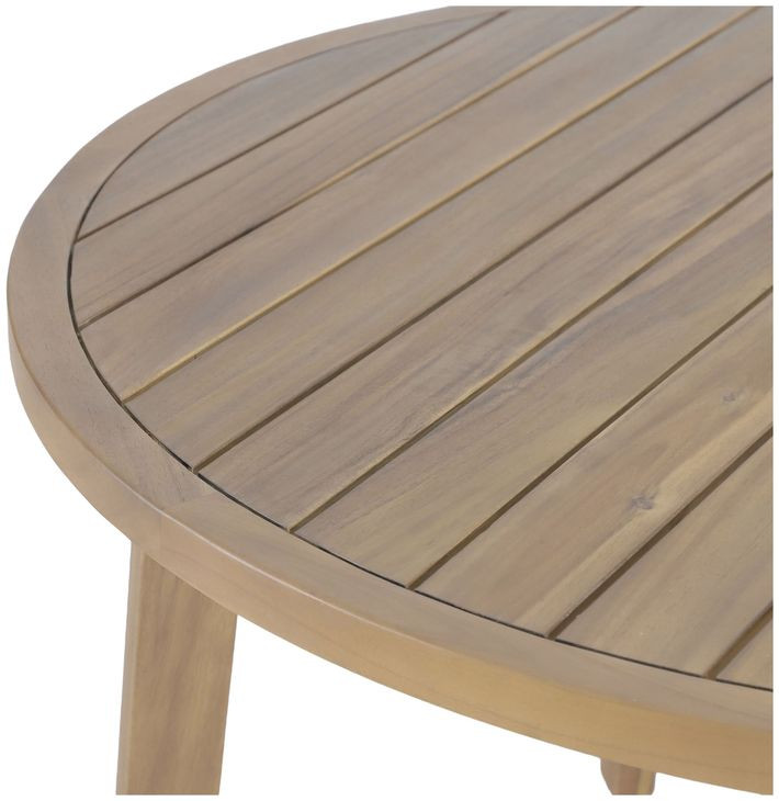 Arden Natural Outdoor Round Dining Table