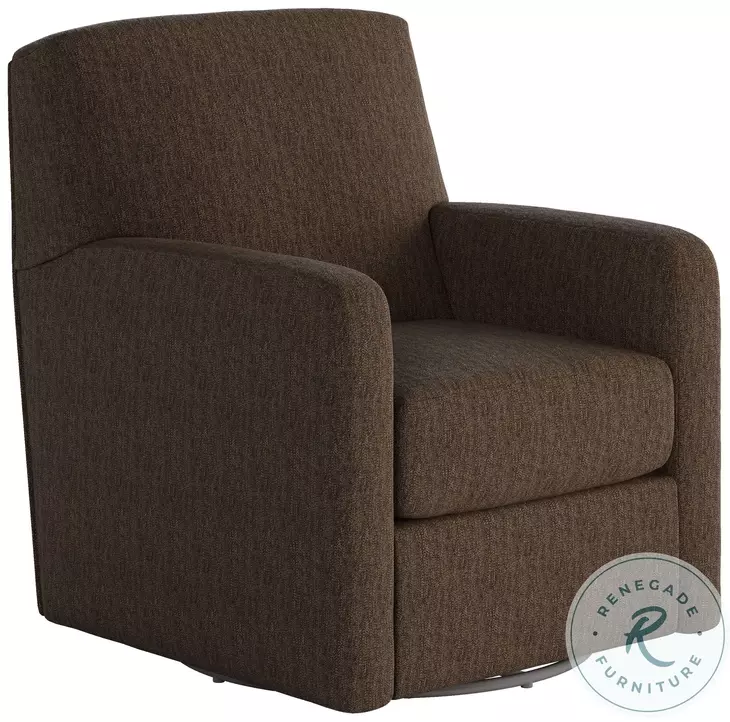 Flash Dance Berber Walnut Swivel Glider