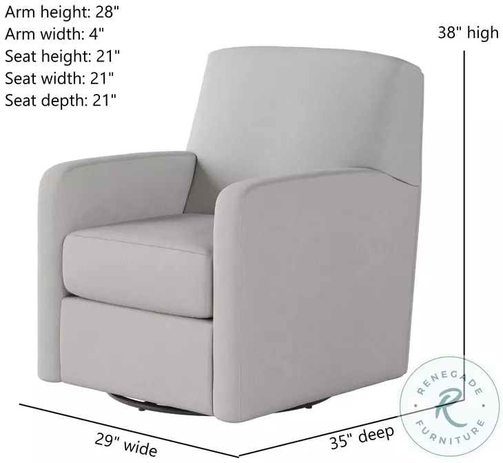 Flash Dance Halifax Shell Swivel Glider