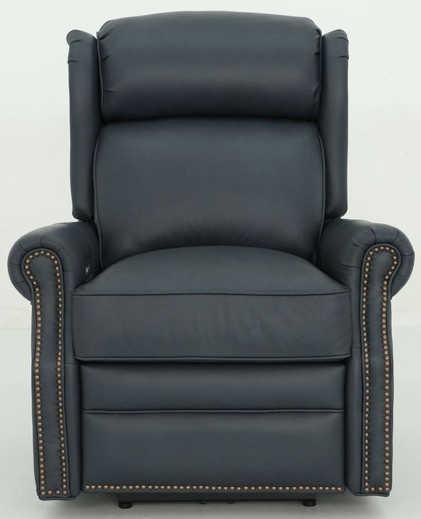 Gabby Santa Fe Ocean Leather Lounge Power Recliner with Power Headrest and Power Lumbar