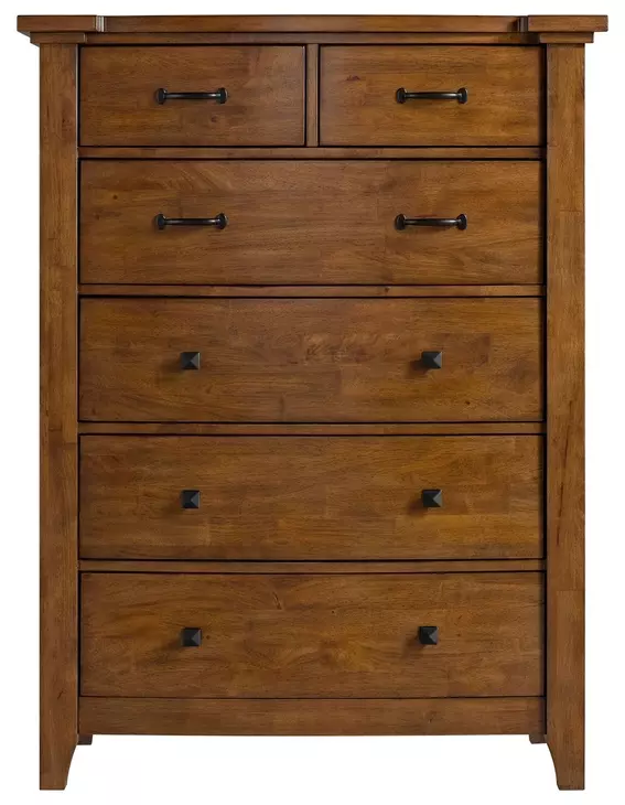 Joseph Chestnut 6 Drawer Chest