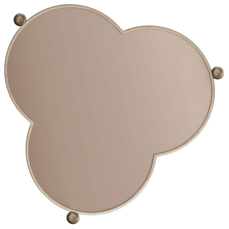 Eave Brown and Gold Free Form Accent Table