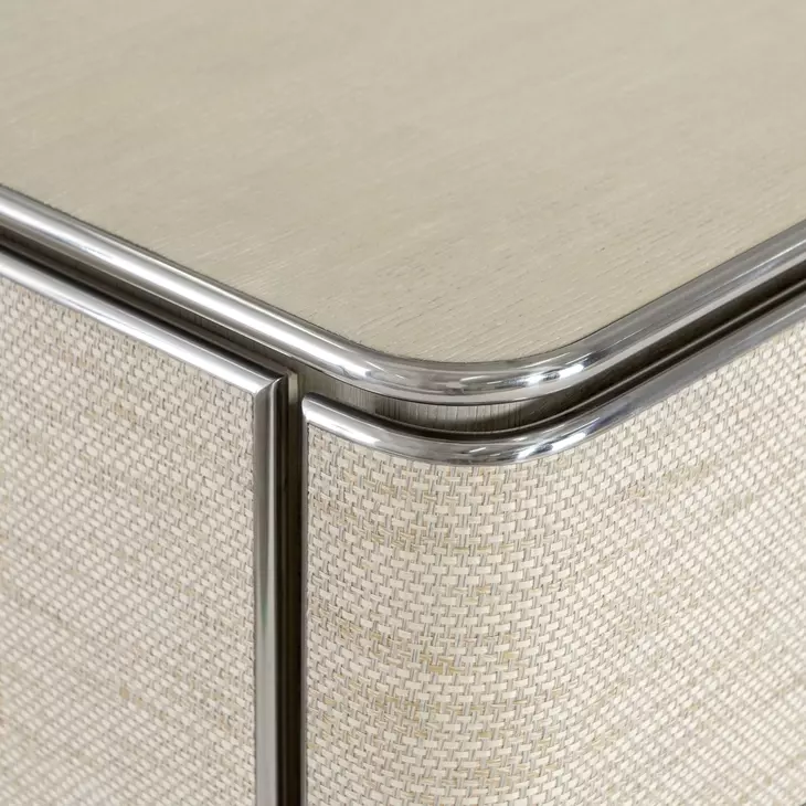 Corinne Beige 6 Drawer Dresser