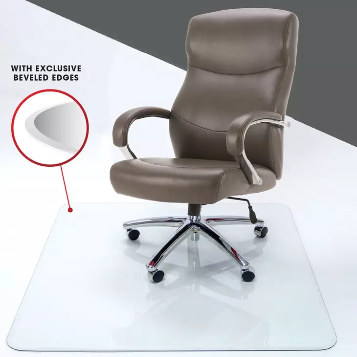 GCM-4553 Clear Glass 45" Chair Mat